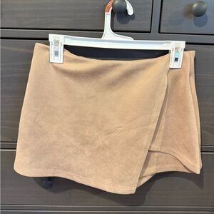 Charlotte Russe Tan Mini Skirt